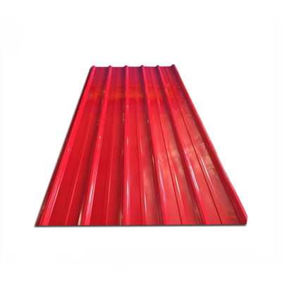 Warm gedompeld gegalvaniseerd dakplaat 0,12-0,6 mm zink gecoat nul regelmatig spangle
