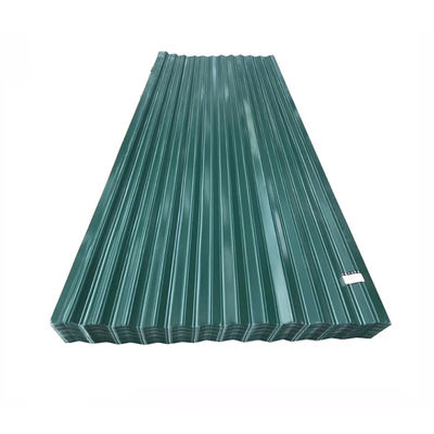 Voorgeverfde gegolfde stalen dakplaat gegalvaniseerd PPGI PPGL 1250mm
